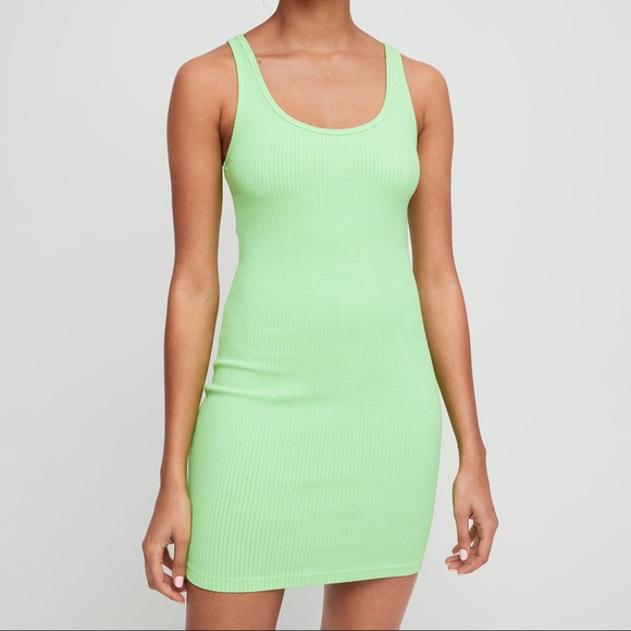TNA Dresses & Skirts - TNA ribbed bodycon tank dress